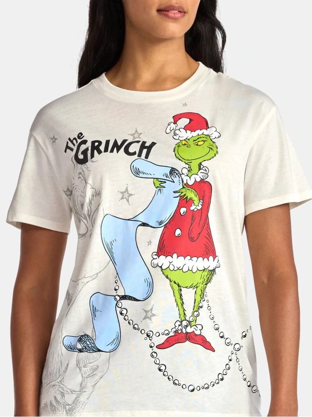 The Grinch Story Graphic T-Shirt Double Sided Women’s XL
